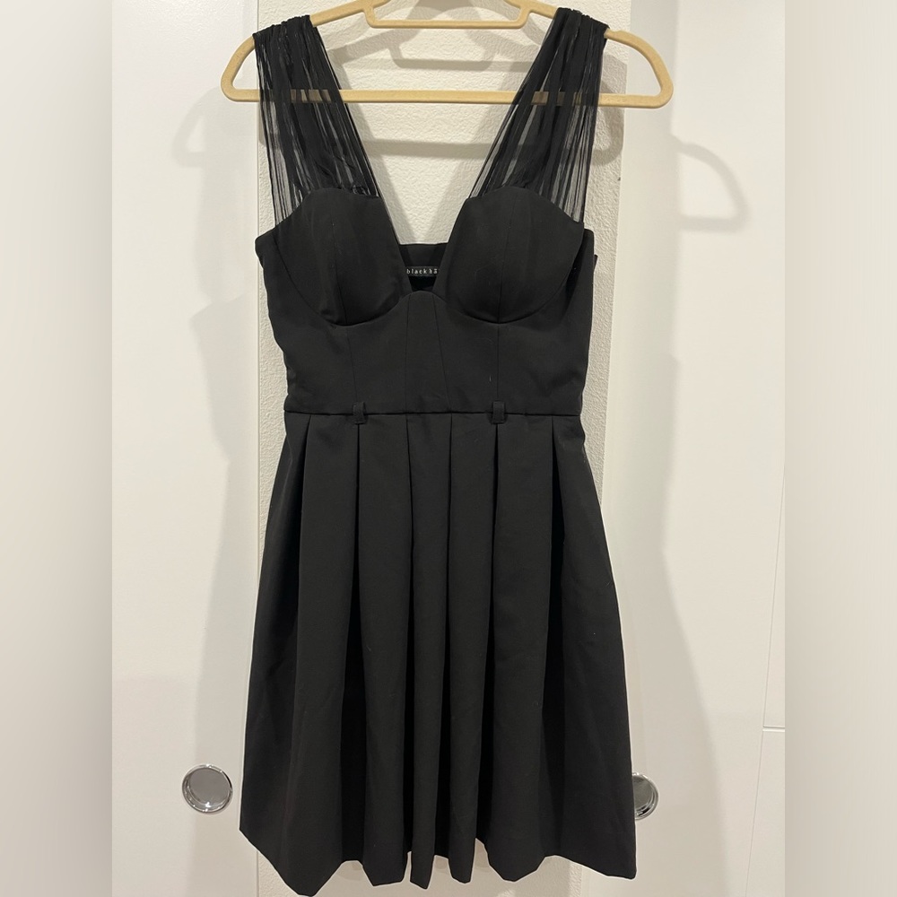 Like new Black Halo black cocktail dress size s
